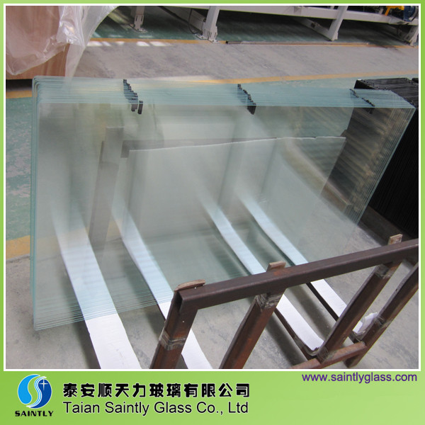 *3.2mm tempered clear float glass for balcony